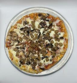 Mushrooms & Sausage Pizza