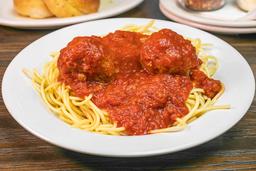 Spaghetti with Sophia's Meat Sauce