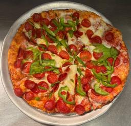 Pepperoni & Green Pepper Pizza