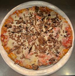 Mushrooms & Beef Pizza